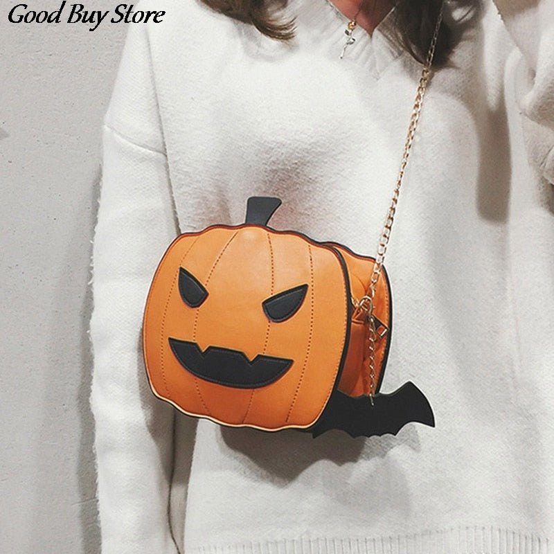 Lovely Pumpkin Shoulder Bag For Halloween