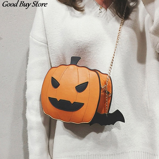Lovely Pumpkin Shoulder Bag For Halloween