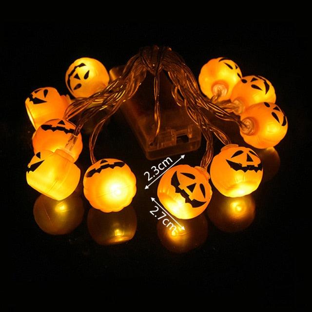 10Led Halloween Pumpkin Ghost Skeletons - All Halloween Costumes