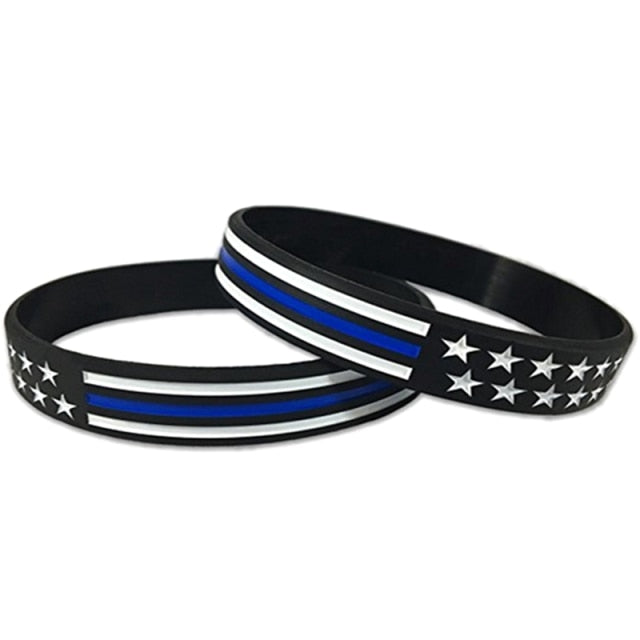 United State American USA America Flag Red Blue Wristband