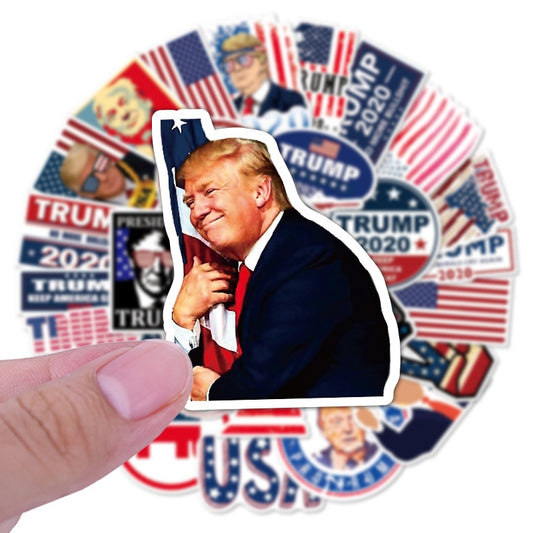 Halloween Trump Funny Scrapbooking Stickers Pack Waterproof