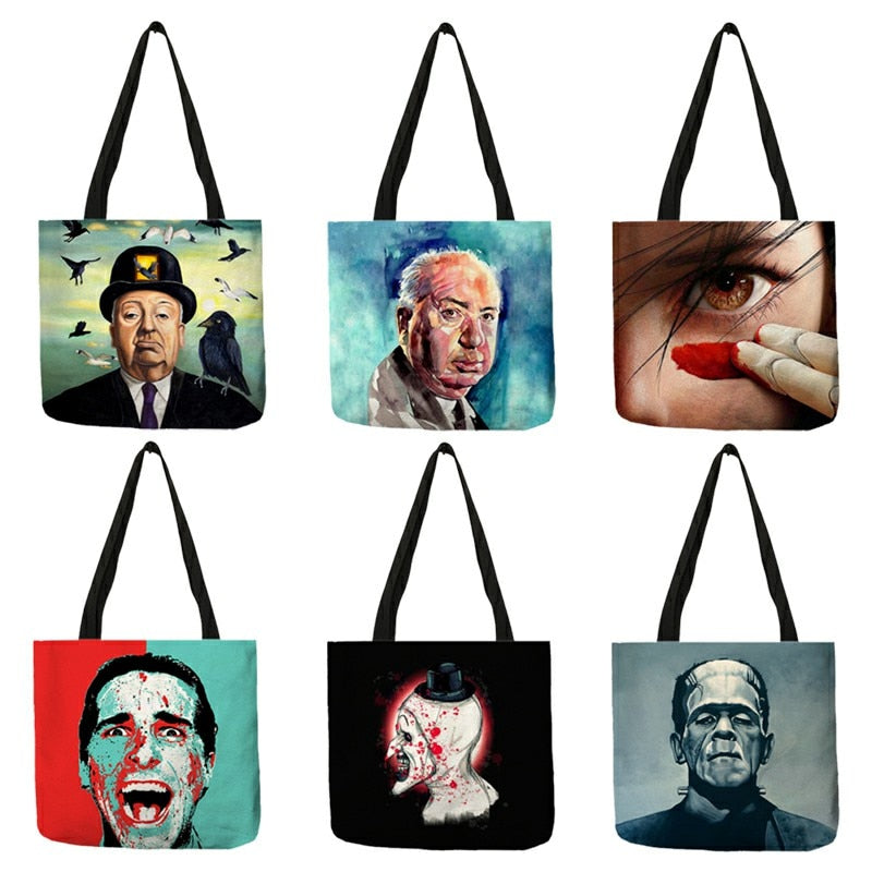Halloween Frankenstein Patrick Hitchcock Print Tote Bag