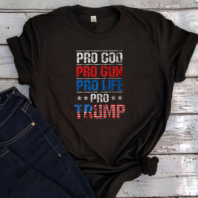Trump 2024 American Flag Vintage Tshirt