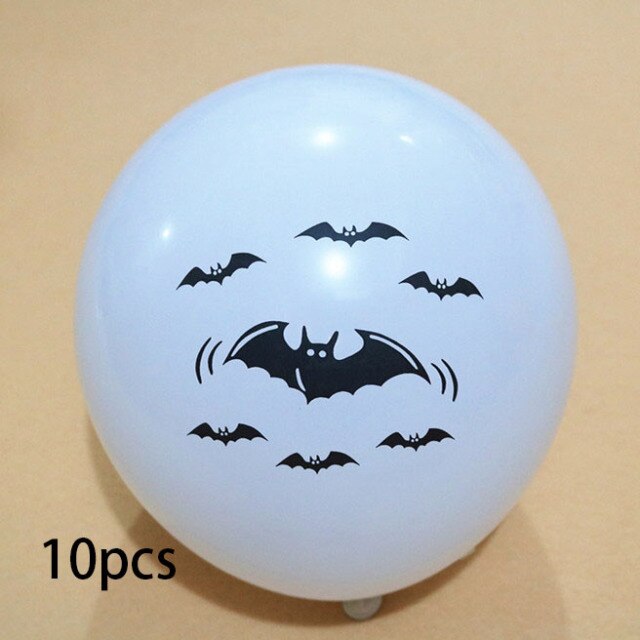 Halloween Decorations Bat Skull Ghost Pumpkin Balloons