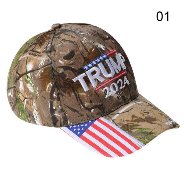 Donald Trump 2024 Cap Camouflage