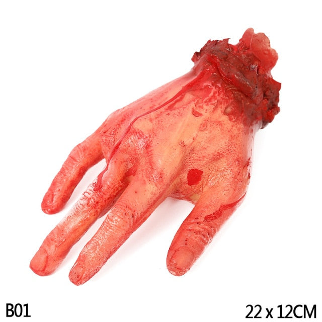 Horror Halloween Party Props Bloody Hand