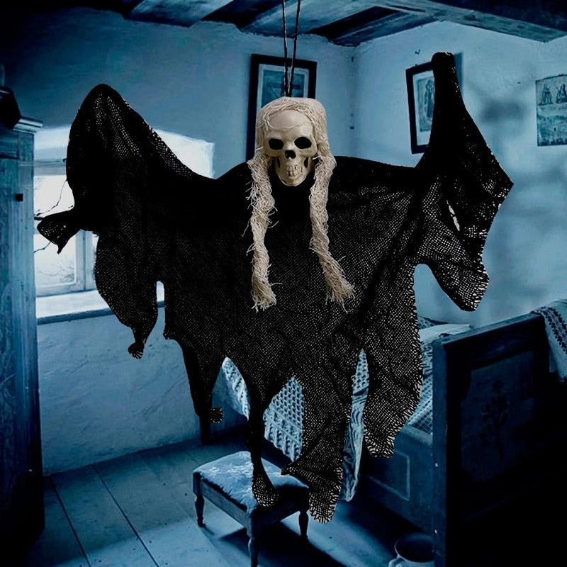 Halloween Hanging Skull Head Ghost