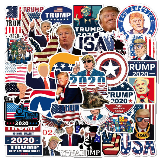 Halloween Trump Funny Architecture Stickers