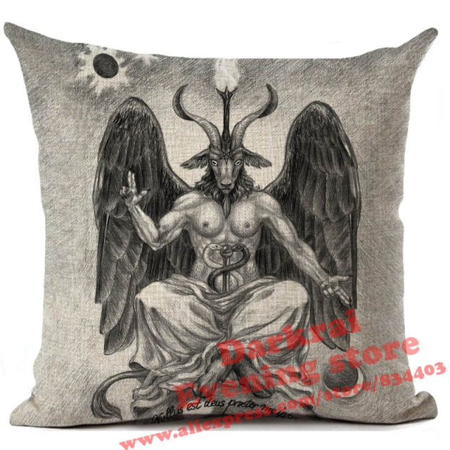 Horror Pattern Sofa Pillow Cover