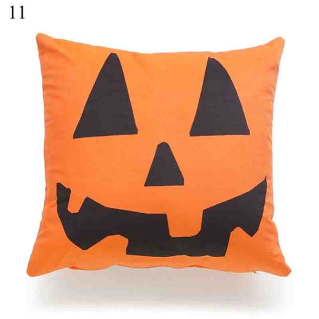 Halloween Soft Linen Pillow Cover