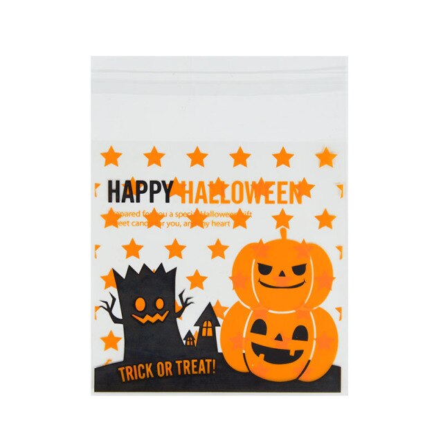 Happy Halloween Candy Bag Gift Cookie