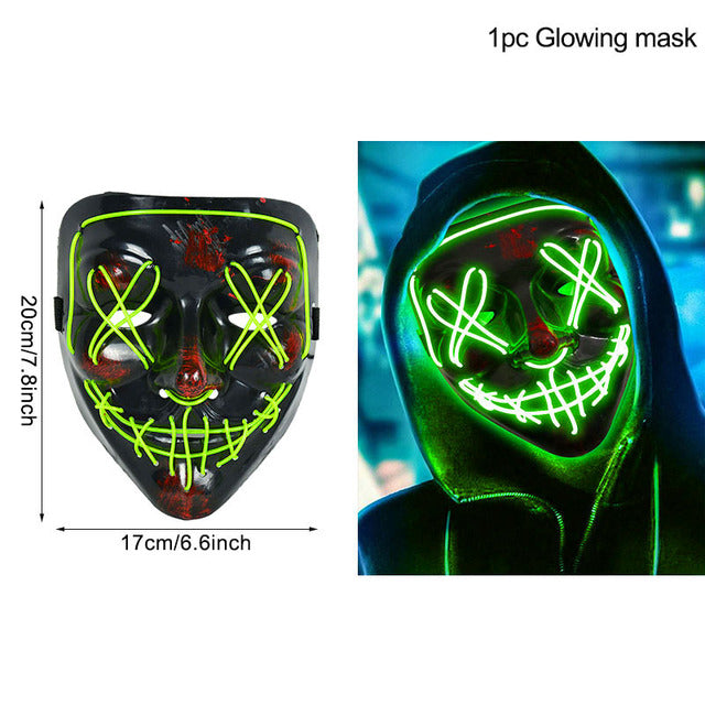 The Dark Mascaras LED Halloween Mask