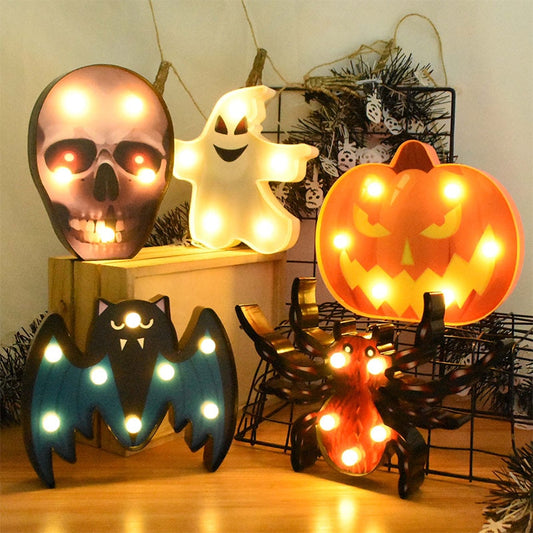 Halloween Decoration Pumpkin Spider Lights