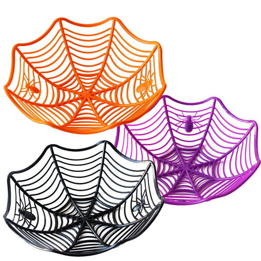 Spider Web Bowl For Halloween Decoration