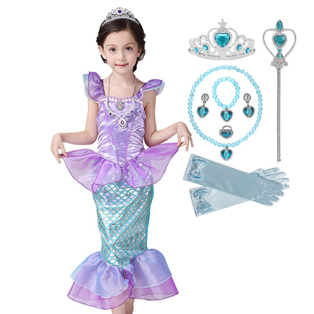 Mermaid Fancy Costume For Halloween