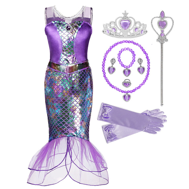 Mermaid Fancy Costume For Halloween