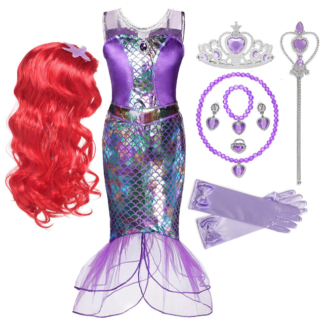 Mermaid Fancy Costume For Halloween