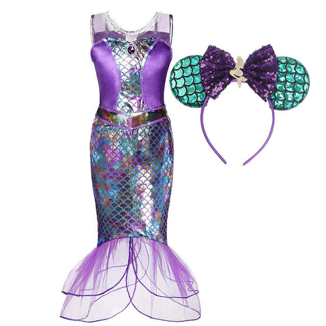 Mermaid Fancy Costume For Halloween