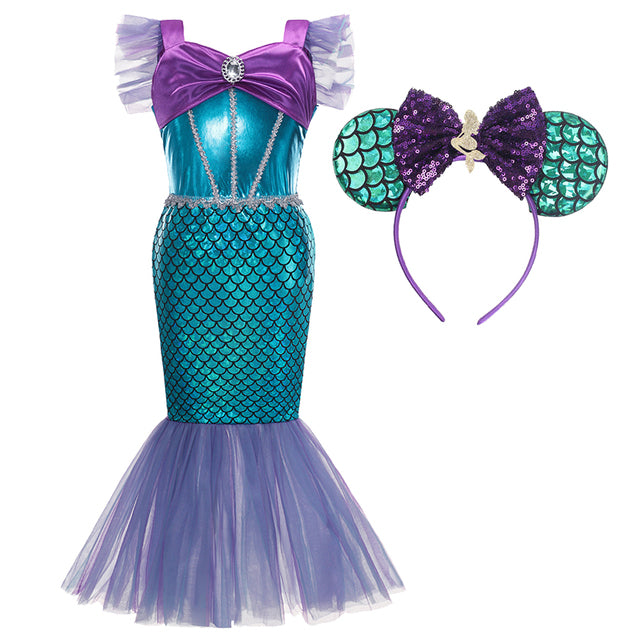 Mermaid Fancy Costume For Halloween