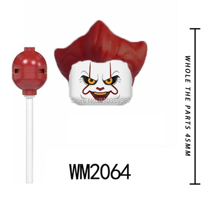 Single Sell Halloween Clown Action Figure