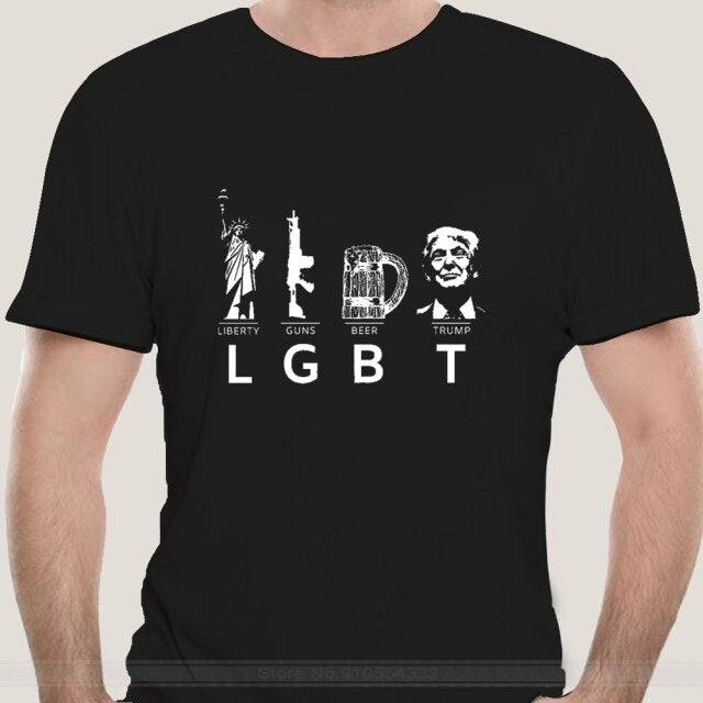 Liberty Guns Beer Trump T Shirts Trump