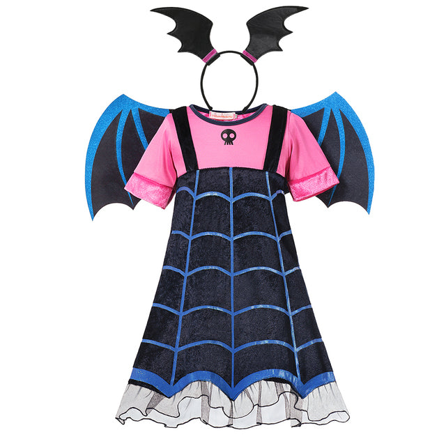 Disney Vampirina Cosplay Princess Dress Costume
