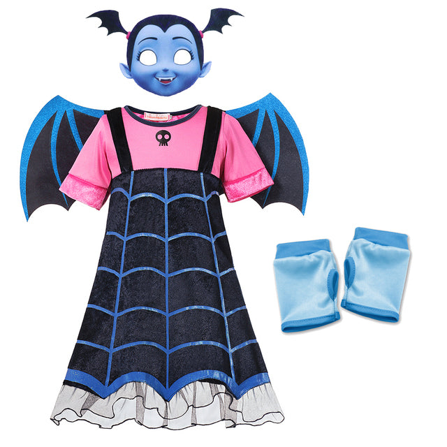 Disney Vampirina Cosplay Princess Dress Costume