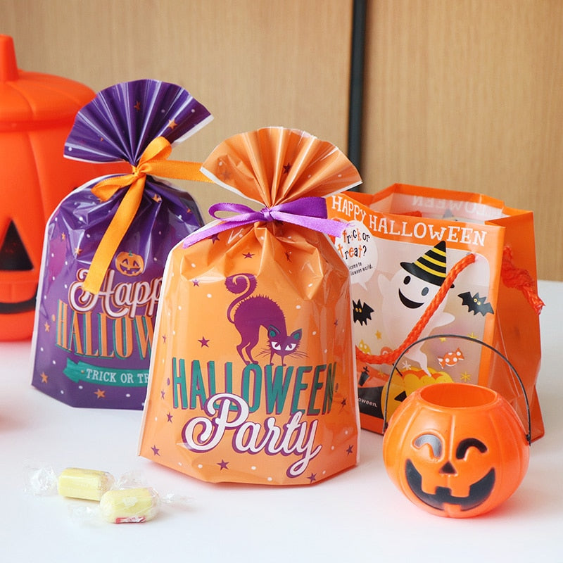 Halloween Plastic Candies Bag Trick or Treat