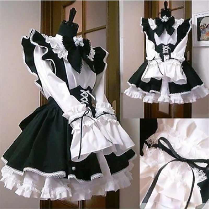 Women Maid Outfit Lolita Cosplay Cute Sexy Erotic Kawaii Cafe Costume