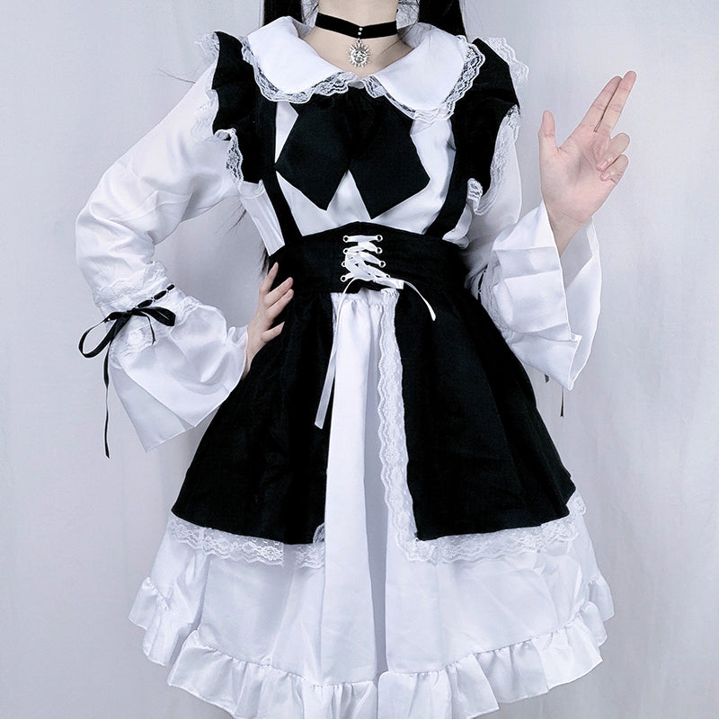 Women Maid Outfit Lolita Cosplay Cute Sexy Erotic Kawaii Cafe Costume