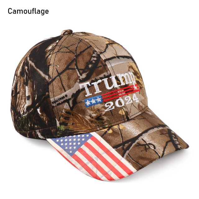 Trump 2024 US Flag Baseball Cap