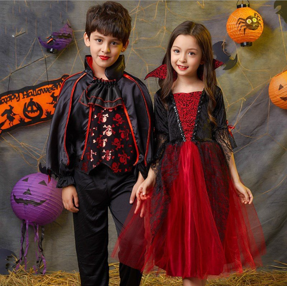 Count Dracula Gothic Vampire Costume For Halloween