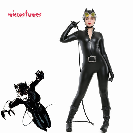 Cat Black Bodysuit For Halloween