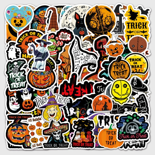 Waterproof Halloween Demon Kawaii Sticker