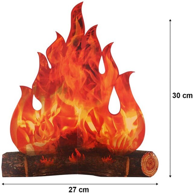 Cardboard Artificial Paper Fire