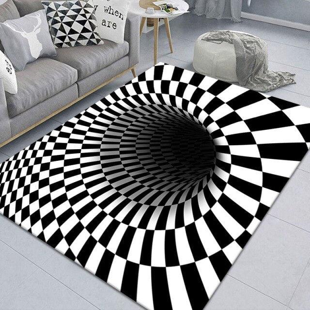 3D Scary Clown Trap Visual Carpet - All Halloween Costumes