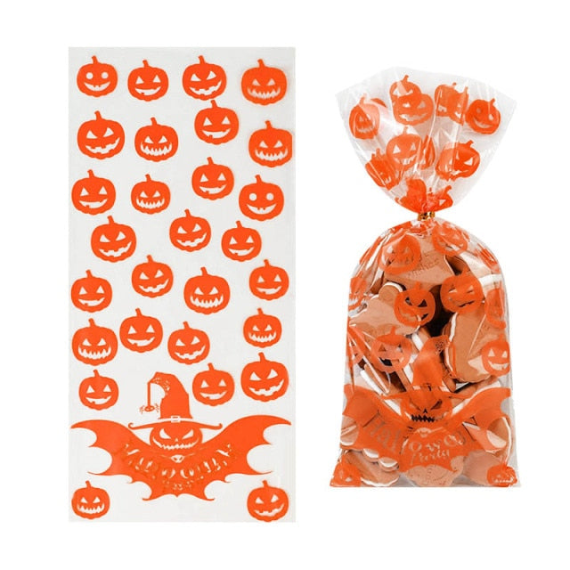 Pumpkin Skull Candy Bag For Halloween