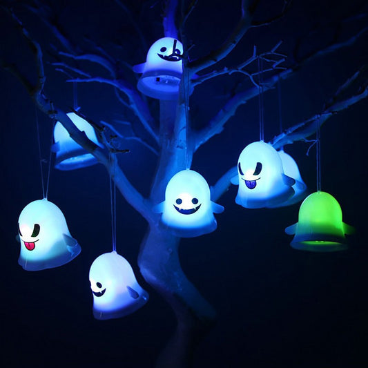 Halloween Ghost Light Cute Expression LED Colorful Lantern