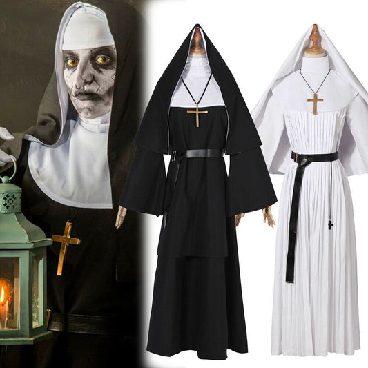 The Nun Cosplay Costume Halloween Costume