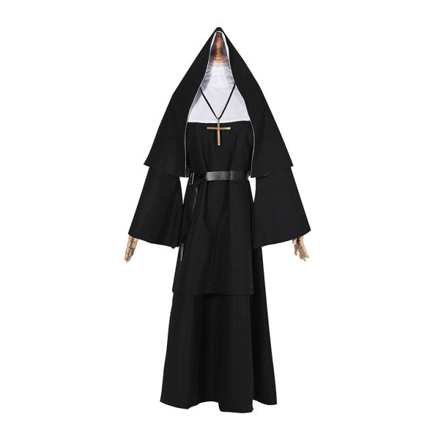 The Nun Cosplay Costume Halloween Costume