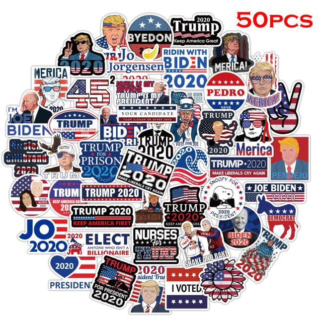 President Donald Trump Stickers PVC