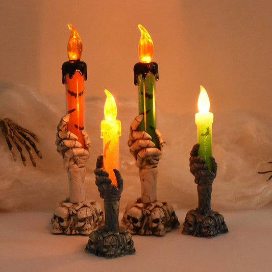 Skeleton Hand LED Candle Light For Halloween