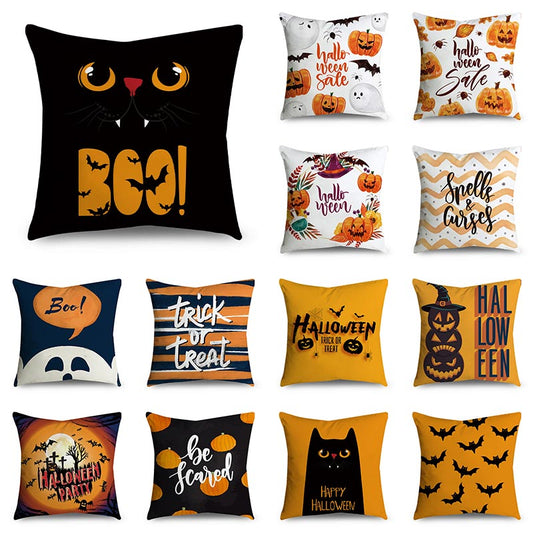 Halloween Pattern Cartoon Cushion Covers