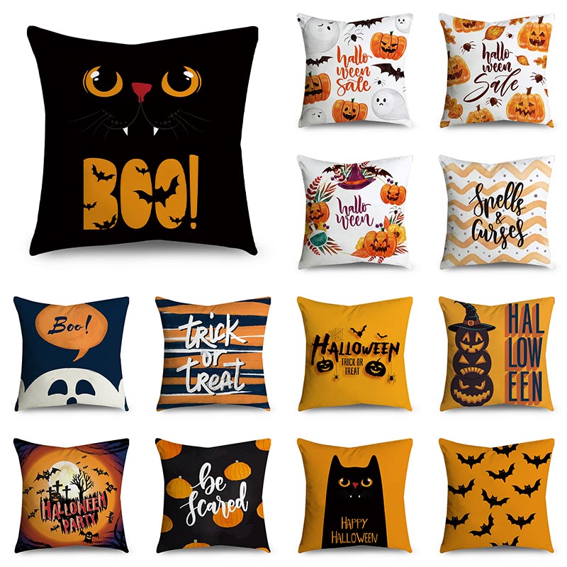 Halloween Pattern Cartoon Cushion Covers decoration