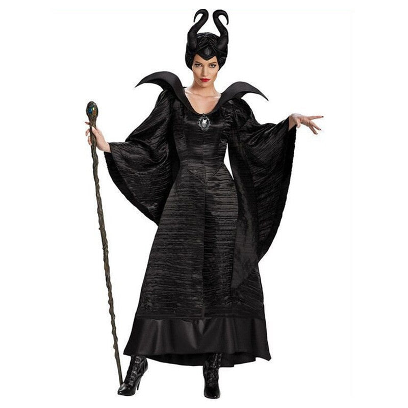 Beauty Witch Maleficent Dress For Halloween