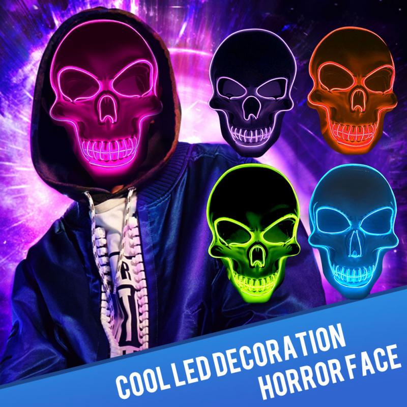 Halloween Skeleton LED Mask For Kids