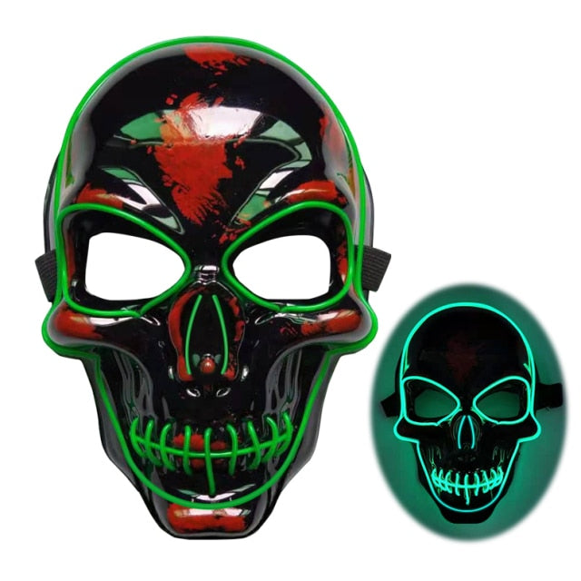 Halloween Skeleton LED Mask For Kids