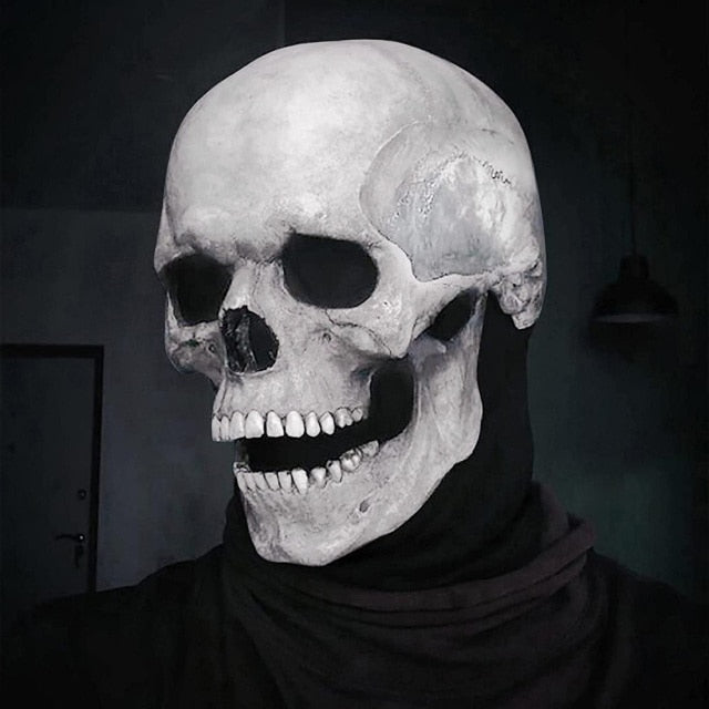Steam Skull Halloween Mask Realistic Creepy Skull Head