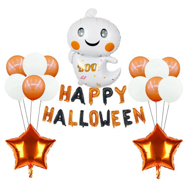 Pumpkin Ghost Aluminum Foil Balloons For Festival