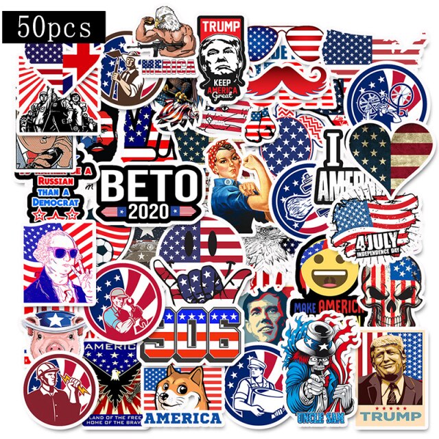 President Donald Trump PVC Stickers